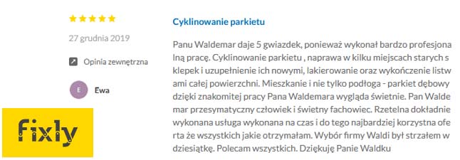 Renowacja schodów i parkietów Waldemar Jarzyna lubuskie